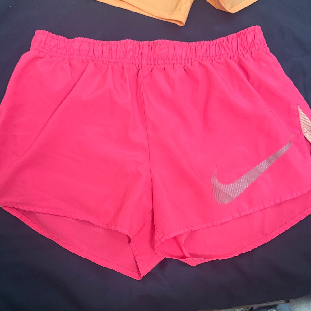Nike Women's Bright Pink Athletic Shorts